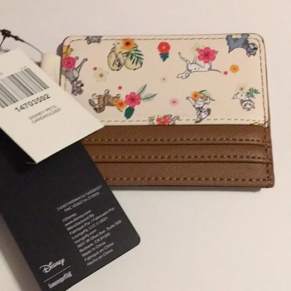 Disney Pets Floral Crossbody Bag and Card Holder - Picture 7 of 9